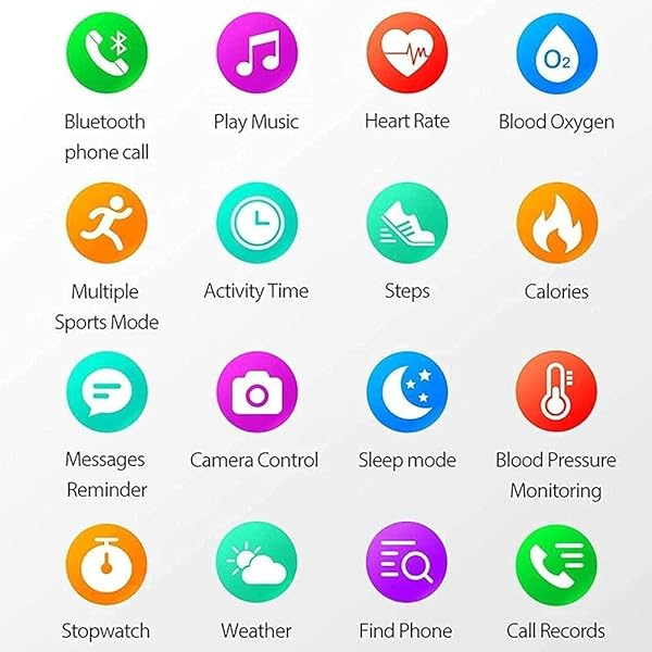 FYZXF Bluetooth Call Smart Watch 1 28 pollici grande schermo di ricarica magnetica Gestione della salute Monitoraggio del sonno IP67 impermeabile colore B