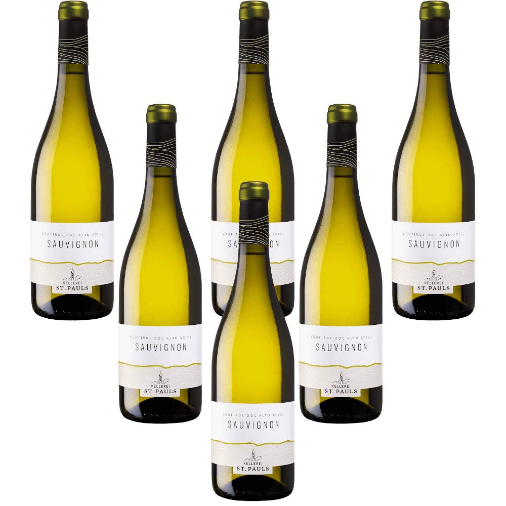 Sauvignon Alto Adige DOC Kellerei St.Pauls Vino Blanco Italiano (6 botellas 75 cl.)