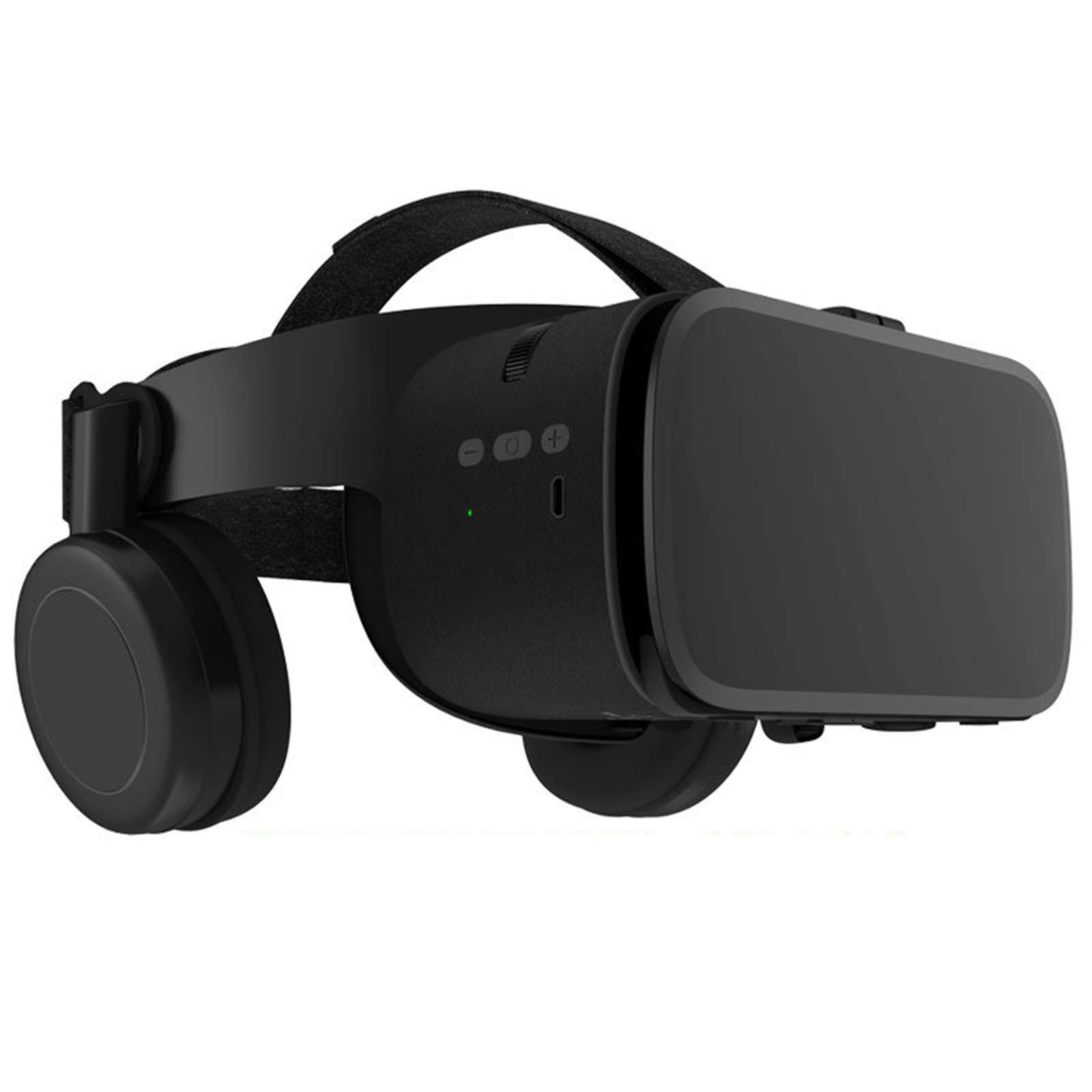 Occhiali VR 3D con Sportello Auricolare, Realtà Virtuale Visore, Realtà Virtuale VR Occhiali per Smartphone 4,7-6,2 Pollici, Regalo Perfetto di Natale e di Compleanno