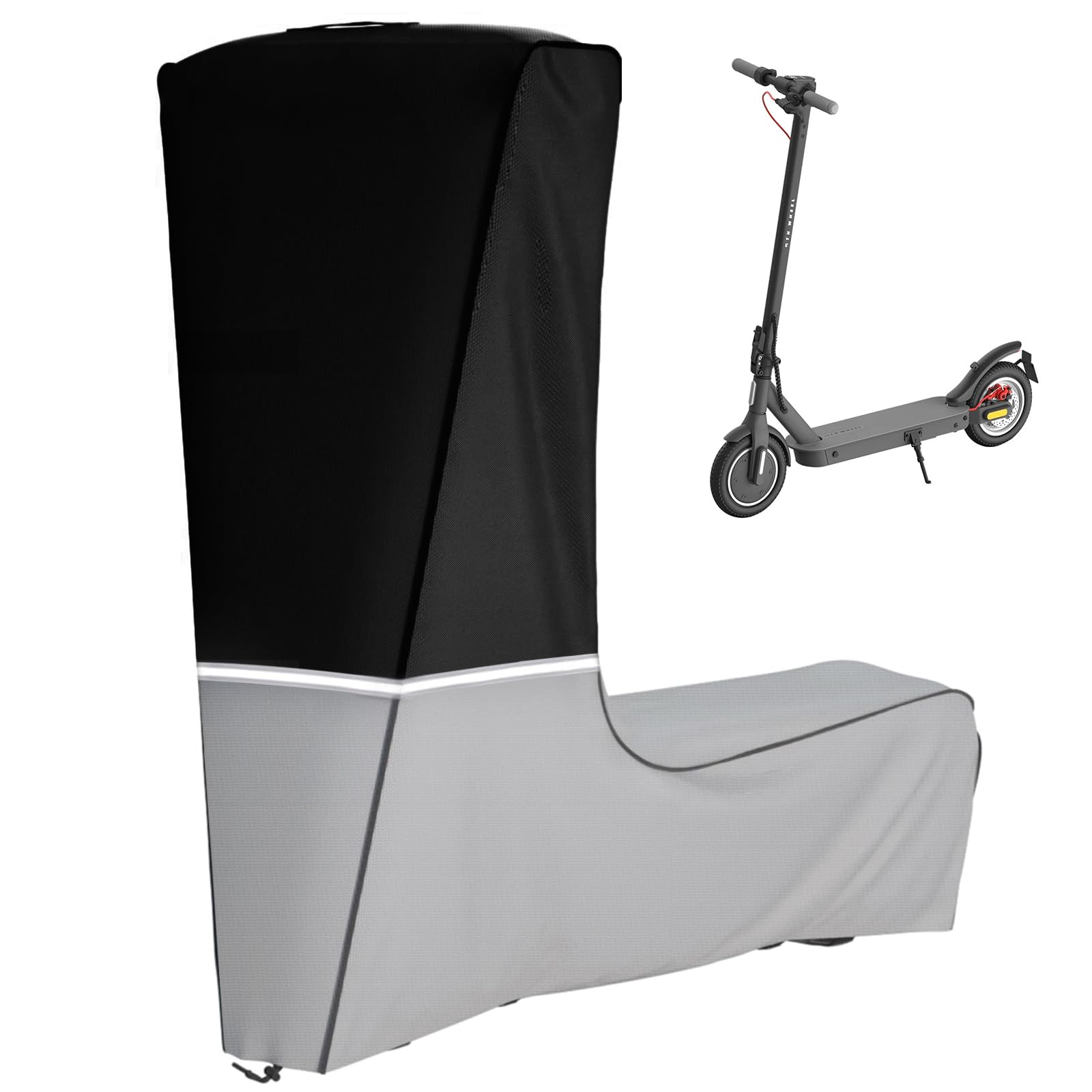 Housse de protection pour scooter électrique - Tissu Oxford 600D robuste - Imperméable - Protection contre les intempéries - Pour scooter électrique de 500 à 2000 W - Ajustement universel