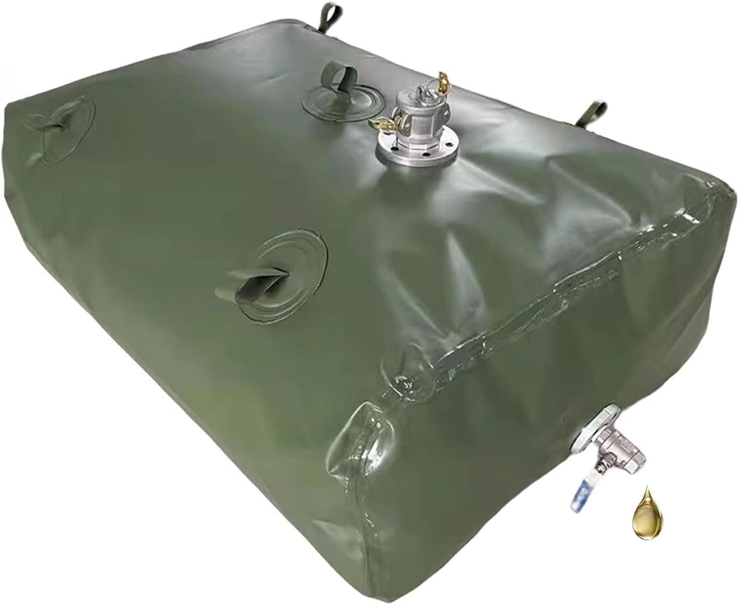 Fuel Bladder Large Capacity Diesel Fuel Tank Vehicle Gasoline Bag Diesel Bag Portable Oil Storage Bag, Foldable Diesel Transfer Tank, Fuel Transfer Tank Petrol Tank TPU Oil Storage Capsule(100L/26.5Ga