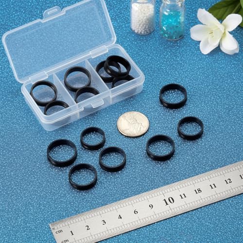 Bagues vierges en acier inoxydable pour atelier création de bijoux - 6
