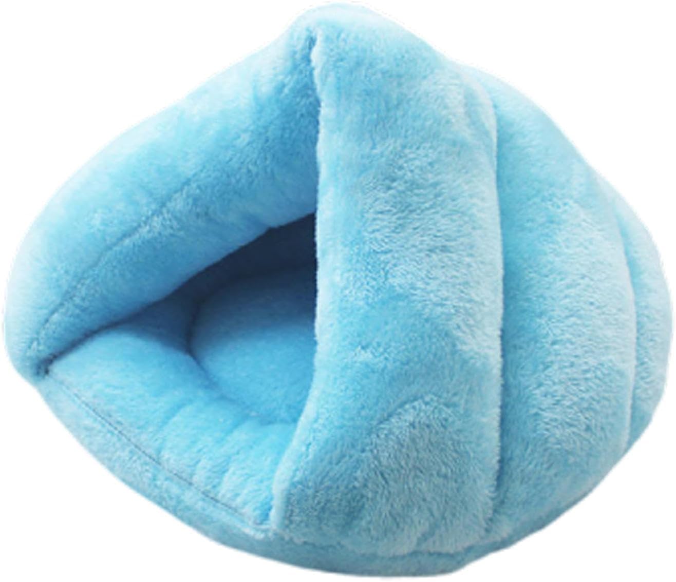 Pet Tent Cave Bed for Small Medium Cats Dogs Pets Sleeping Bag Thick Fleece Warm Slipper Dog Bed Cuddler Burrow House Hole Igloo,C-30 * 27 * 26