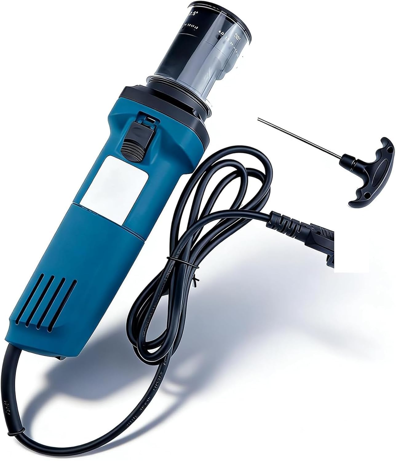 BOOZXCV Electric Tungsten Electrode Sharpener - Precision Grinding Machine with Flat Block & Cutting Slot for Welding and Metalworking