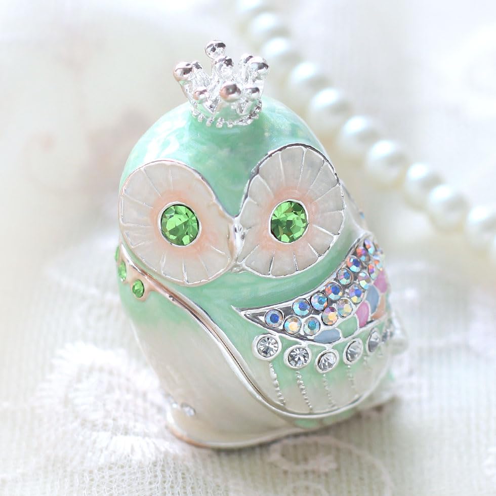 Amazon｜東京銀座PICALS クラウンフクロウ ジュエリーボックス EX516