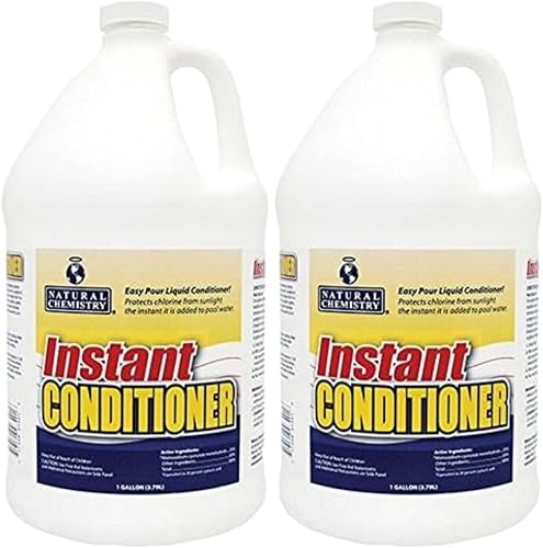 Natural Chemistry Instant Pool Water Conditioner, 1 Gallon, 2 Pack