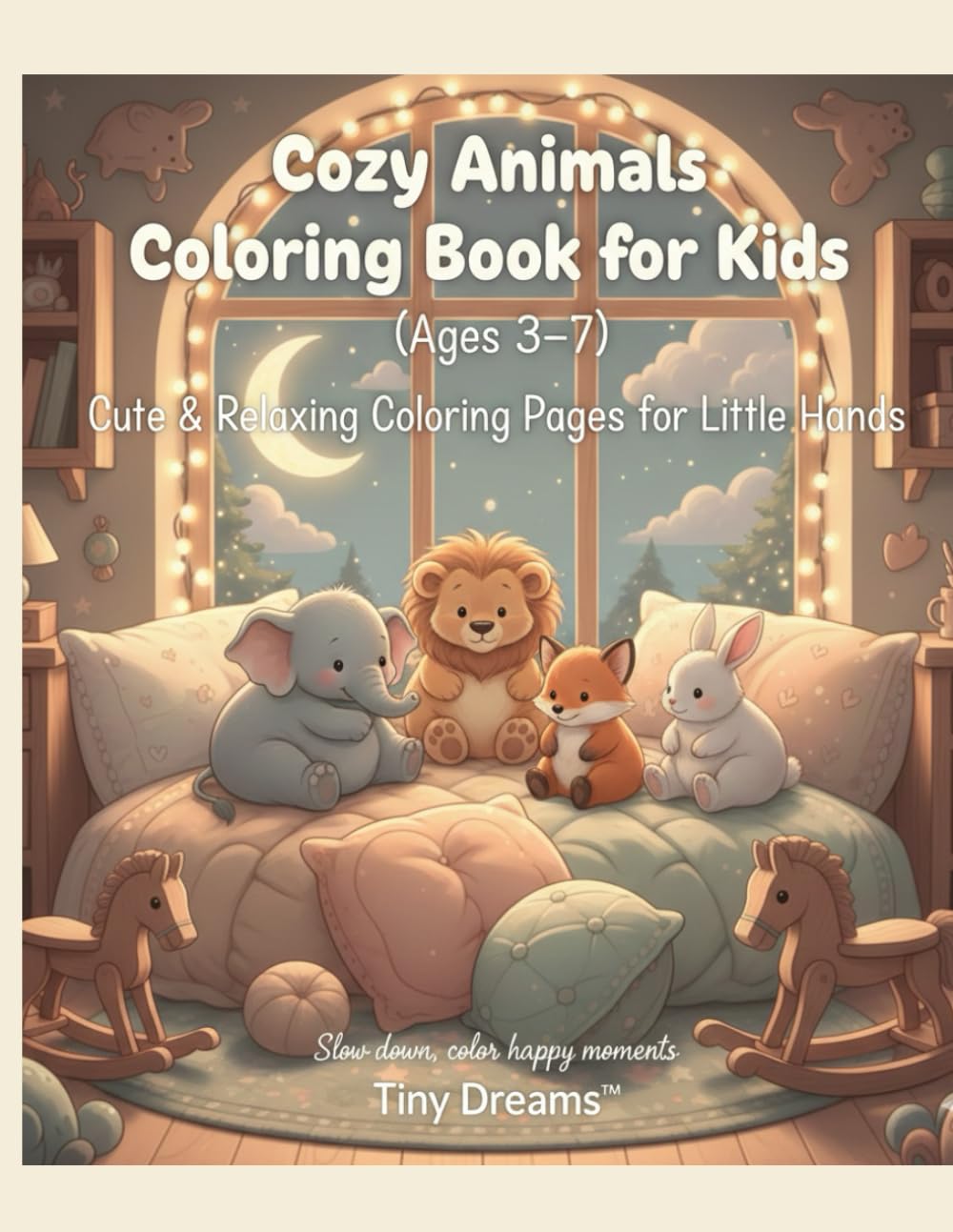 Cozy Animals Coloring Book for Kids (Ages 3–7): Cute & Relaxing Coloring Pages for Little Hands