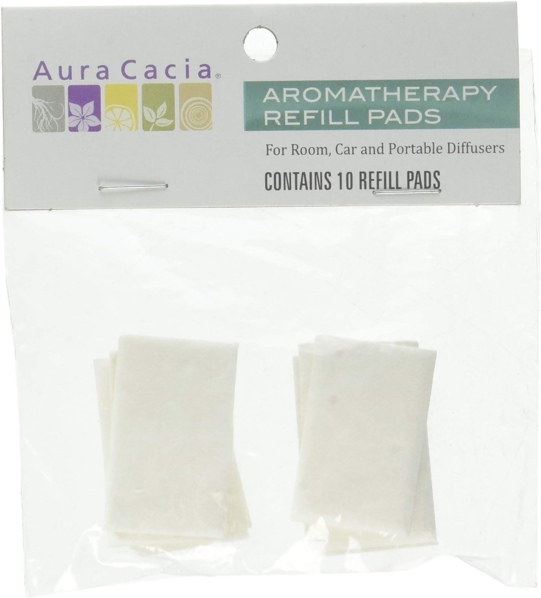 Aura CaciaCar Diffuser, Replacement Filter 10 Pack