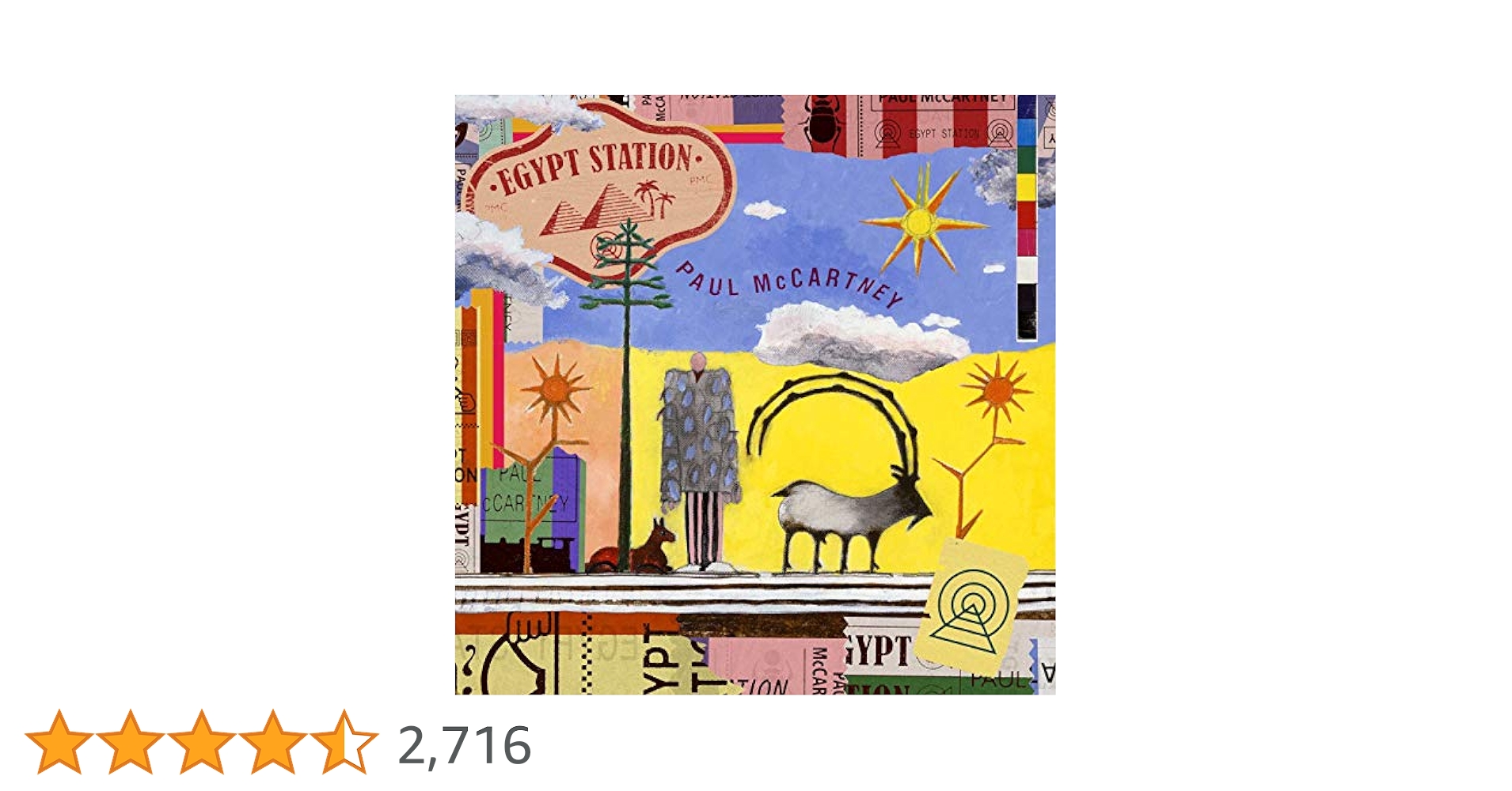 ポール・マッカートニー　Egypt Station　 レコード Amazon.co.jp: エジプト・ステーション(初回生産限定盤)(特殊