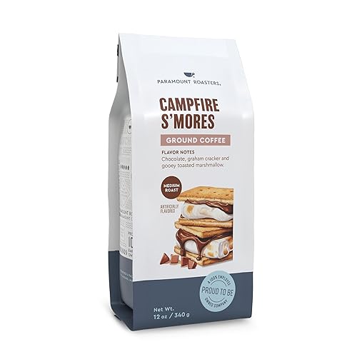 Paramount Roasters, S'Mores Flavored Ground Coffee, 1-12 ounce bag medium roast (Paramount Coffee Company)