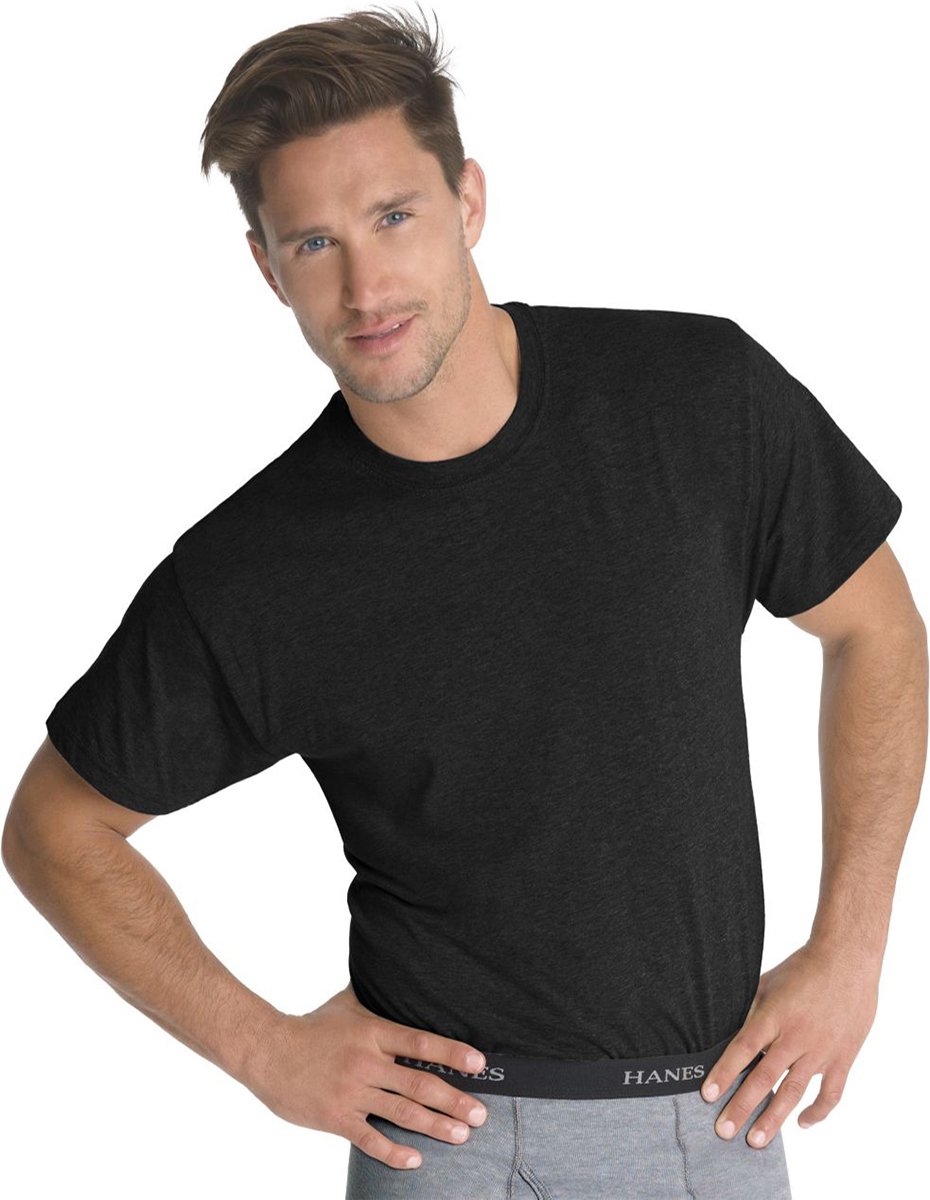 Hanes Mens Control Crew Neck Undershirt - Multiple Packs Available