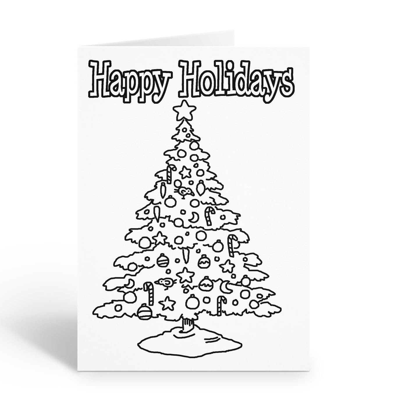 Amazon.com : Stonehouse Collection Christmas Tree Kid Set of Coloring ...