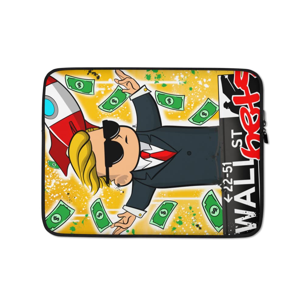 Wallstreetbets WSB Meme Laptop Sleeve