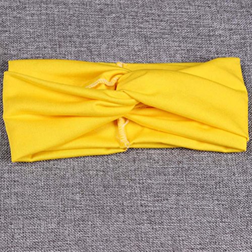 8 peças Faixa de cabelo feminina elástica turbante cabeça cruzada faixa de cabelo para pentear o cab