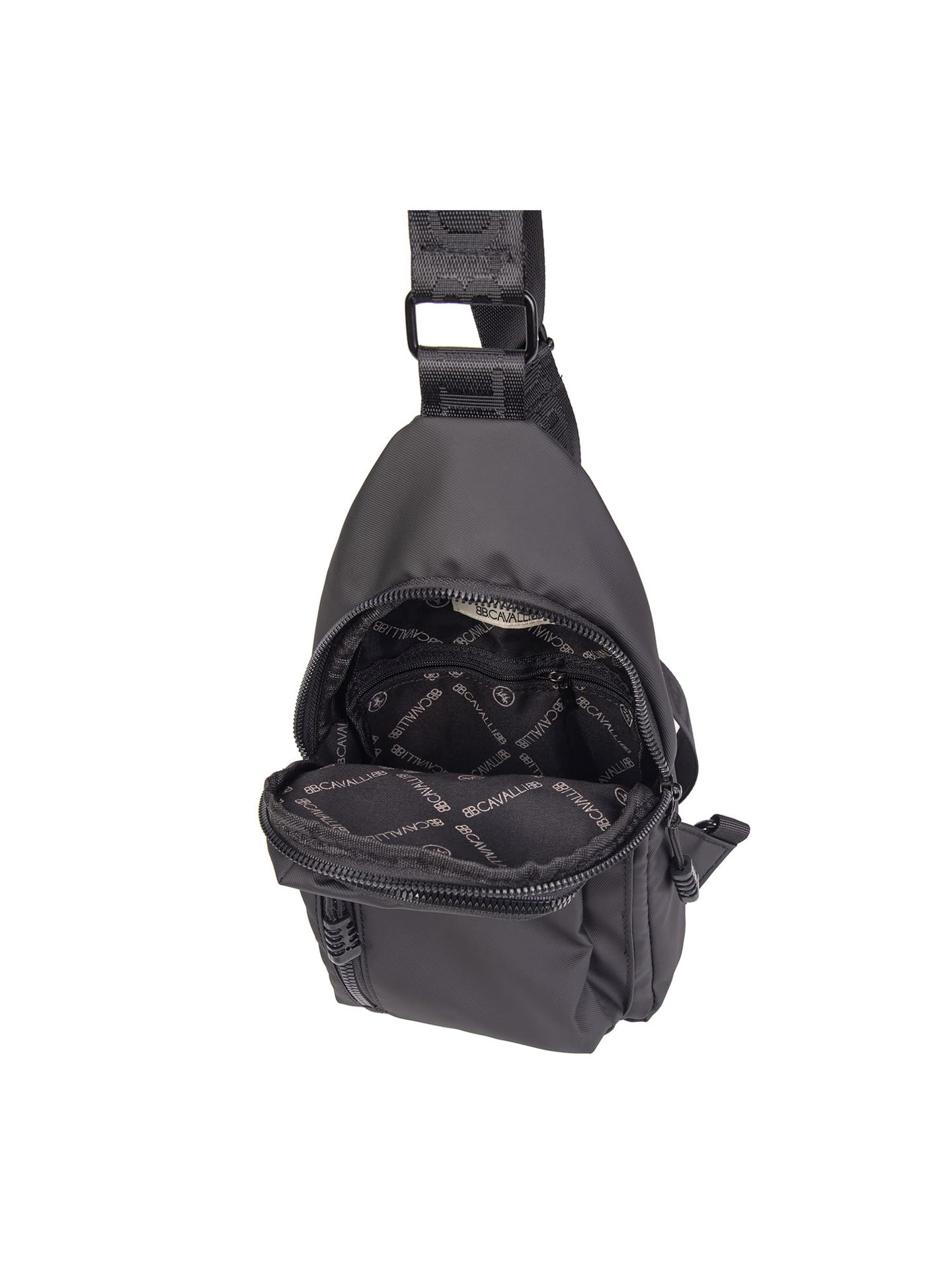 BC1190-PARENT Gürteltasche für Herren veganes Leder Veganes Produkt 16 x 31 x 7 cm, Schwarz
