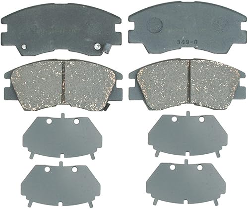 Miniatura 1 de Raybestos Element3 - Juego de pastillas de freno de disco de cerámica delanteras de repuesto para modelos seleccionados Dodge RaiderRam 50,