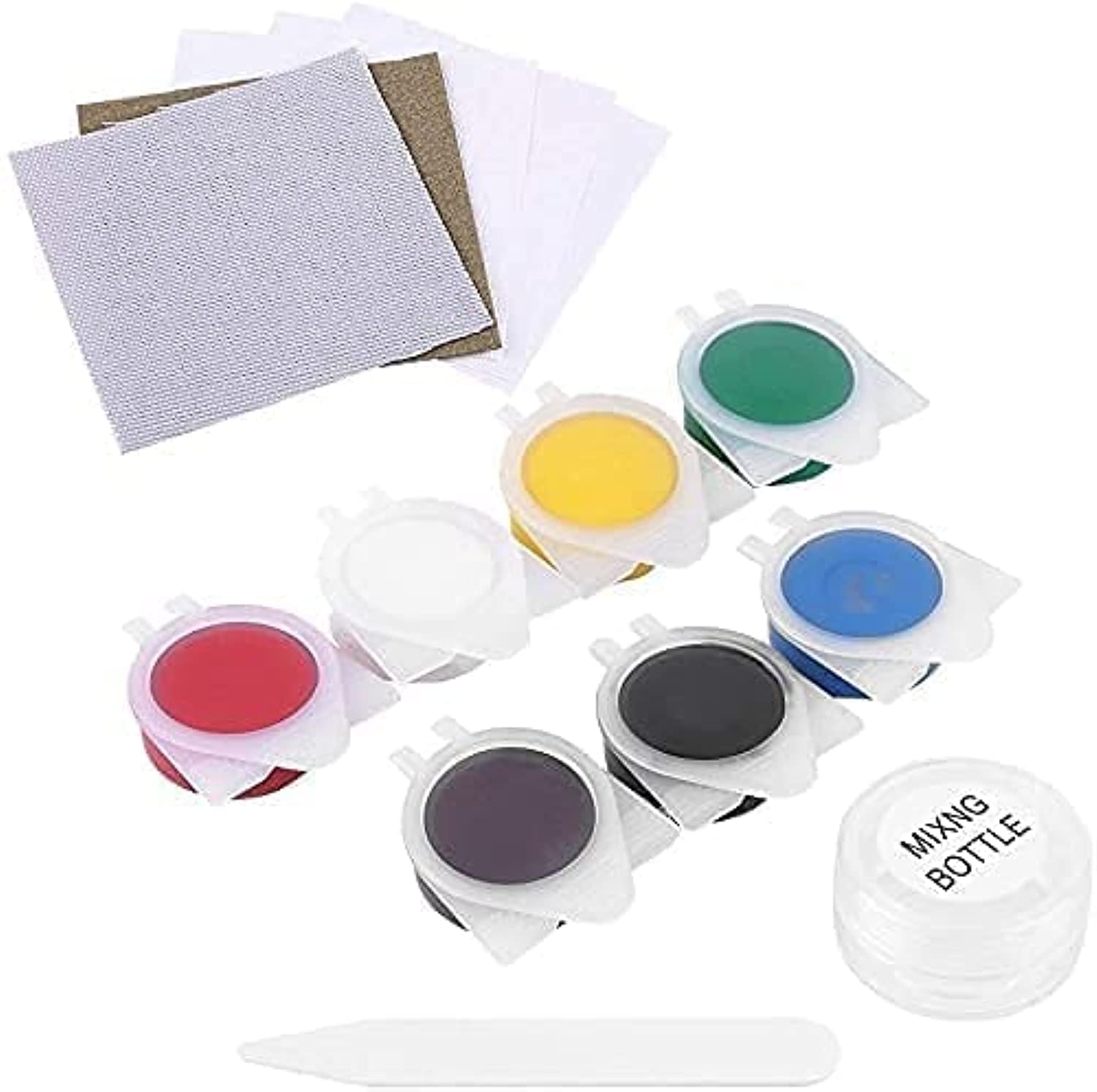 Vinyl and Leather Repair Kit for Couches | PU Leather Leather Repair Paint Gel for Sofa, Jacket, Furniture, Car Seats, Purse. Perfect Color Matching | Super Easy Instructions