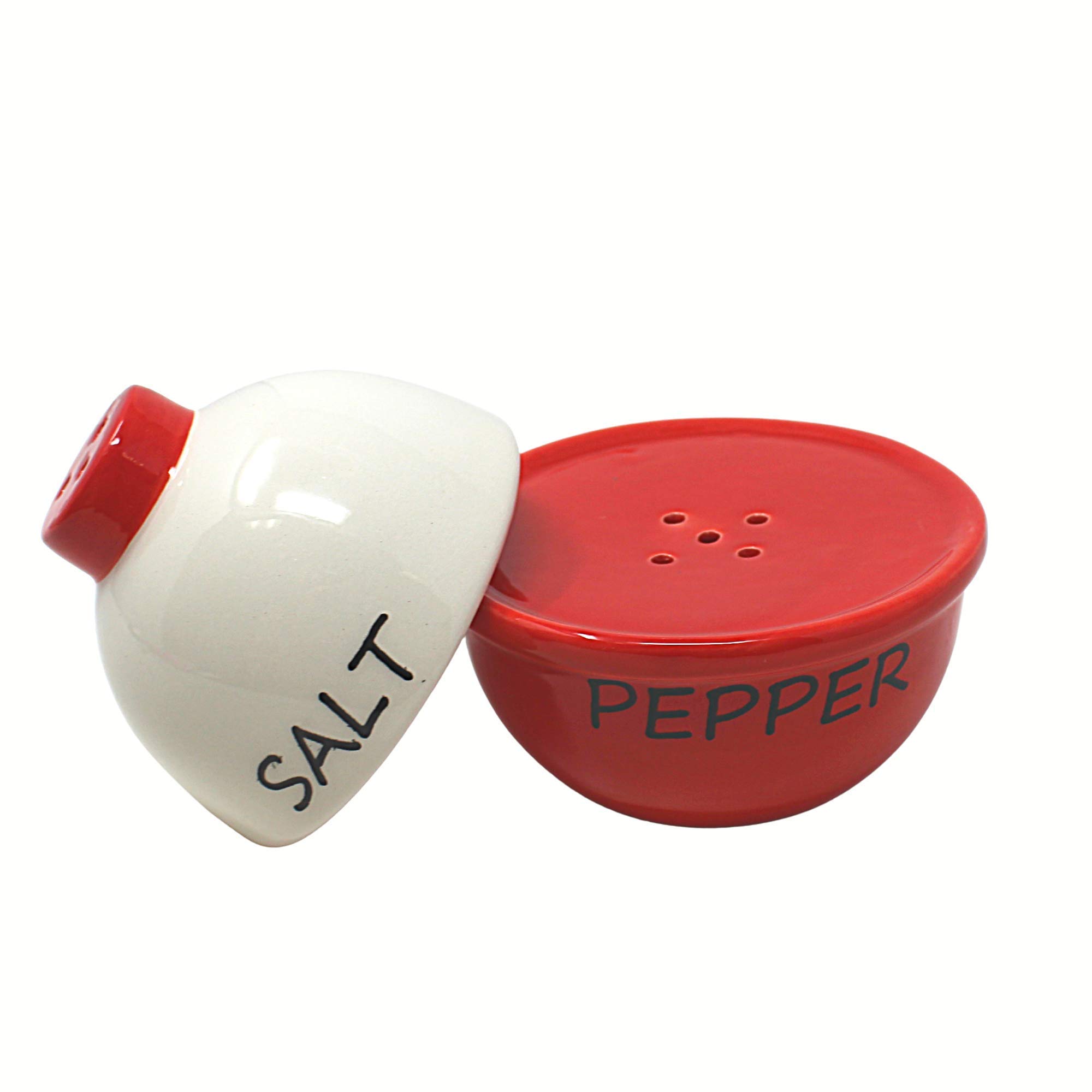 Amazon.com: Needzo Nautical Buoy Salt and Pepper Shaker Set, Red
