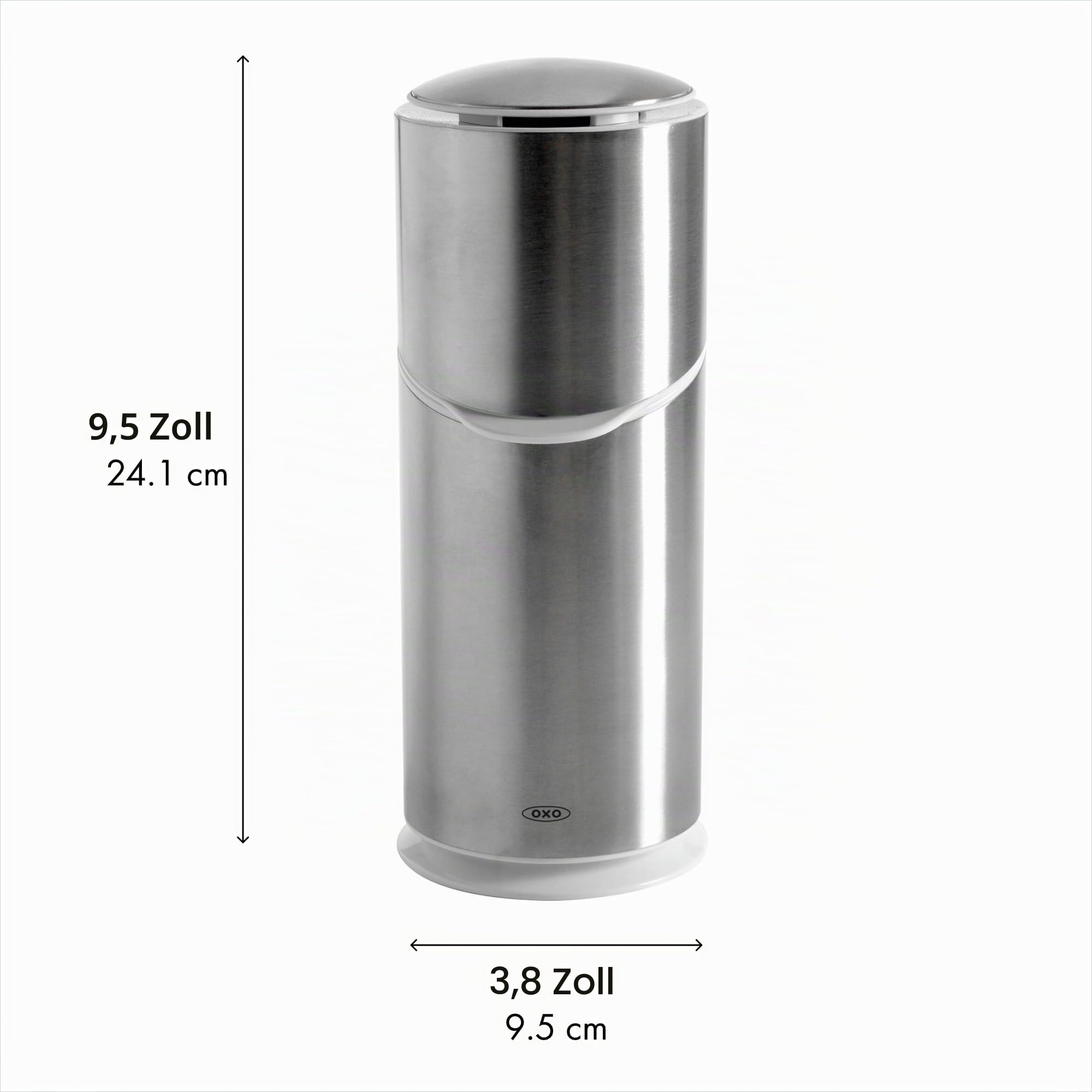 OXO Good Grips Zahnbürsten-Organizer aus Edelstahl, 24 cm