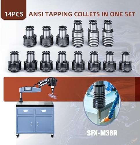 Miniatura 33 de Pinzas ANSI, 0-6'', 8, 5/32'', 10, 3/16'', 12, 7/32'', 1/4'', 5/16'', 3/8'', 7/16'', 1/2'' para M16R/PNEU-M12