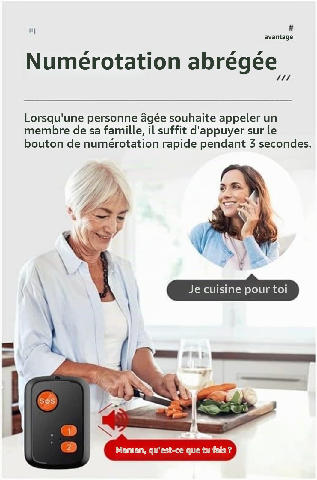 Traqueur GPS pour personnes âgées, pendentif SOS 4G, suivi en temps réel, appels vocaux bidirectionnels, alertes de clôture géo, étanchéité IPX7, boutons de numérotation rapide, pour personnes âgées
