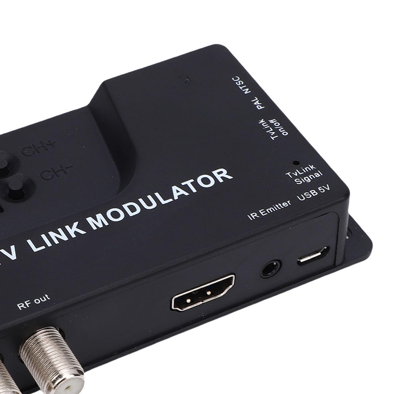 Tosuny Modulador HDMI RF, Convertidor HDMI a Coaxial 1080P con Formato NTSC/PAL, para de Cable de Hotel de TV Antiguo, Compatible con Reproductores Multimedia de Transmisión y
