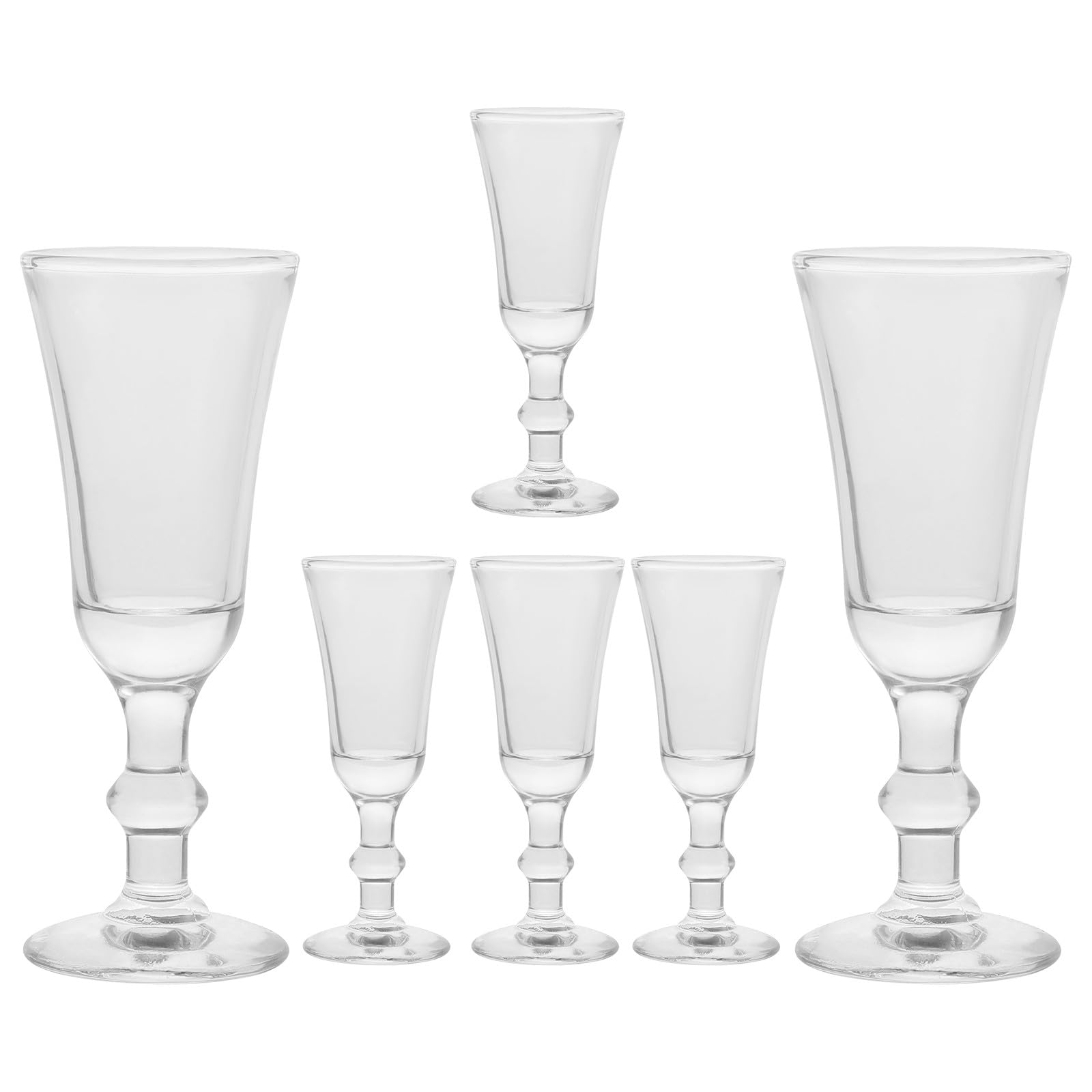 Copas de champán anti roturas vasos de transparente para vino y licores