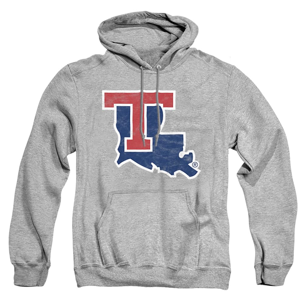 LOGOVISION Official Collegiate Distressed Primary Logo Adult Pullover Hoodie Collection — view 495