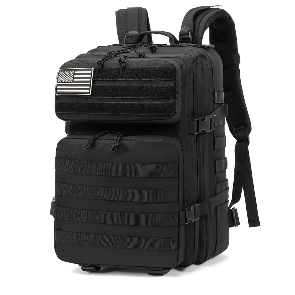 Military Tactical Backpacks Molle Army Assault Pack 3 Day Bag Out Bag Hiking Treeking Rucksack