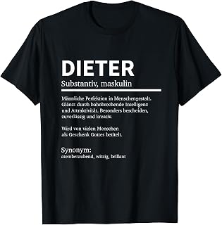 Definition Dieter Name Saying Dieter First Name Dieter T-Shirt