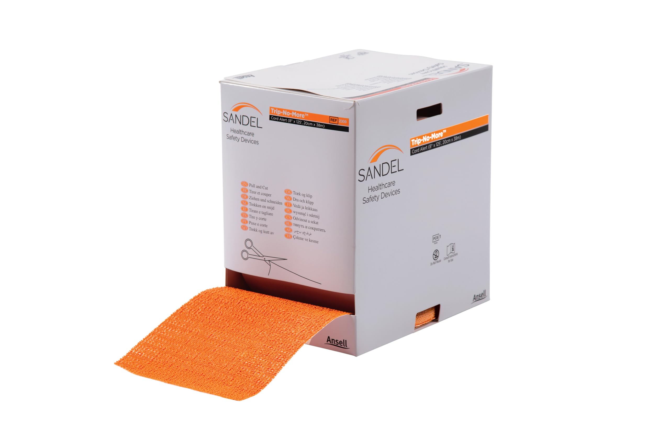 Alerte de Câble Ansell TRIP-NO-MORE Orange 8x125 Pouces