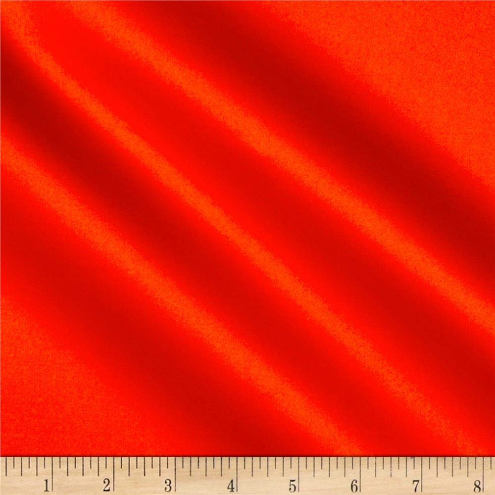 Vogue Group 1.5mm Neoprene Scuba Fabric, Orange, Fabric by The Yard