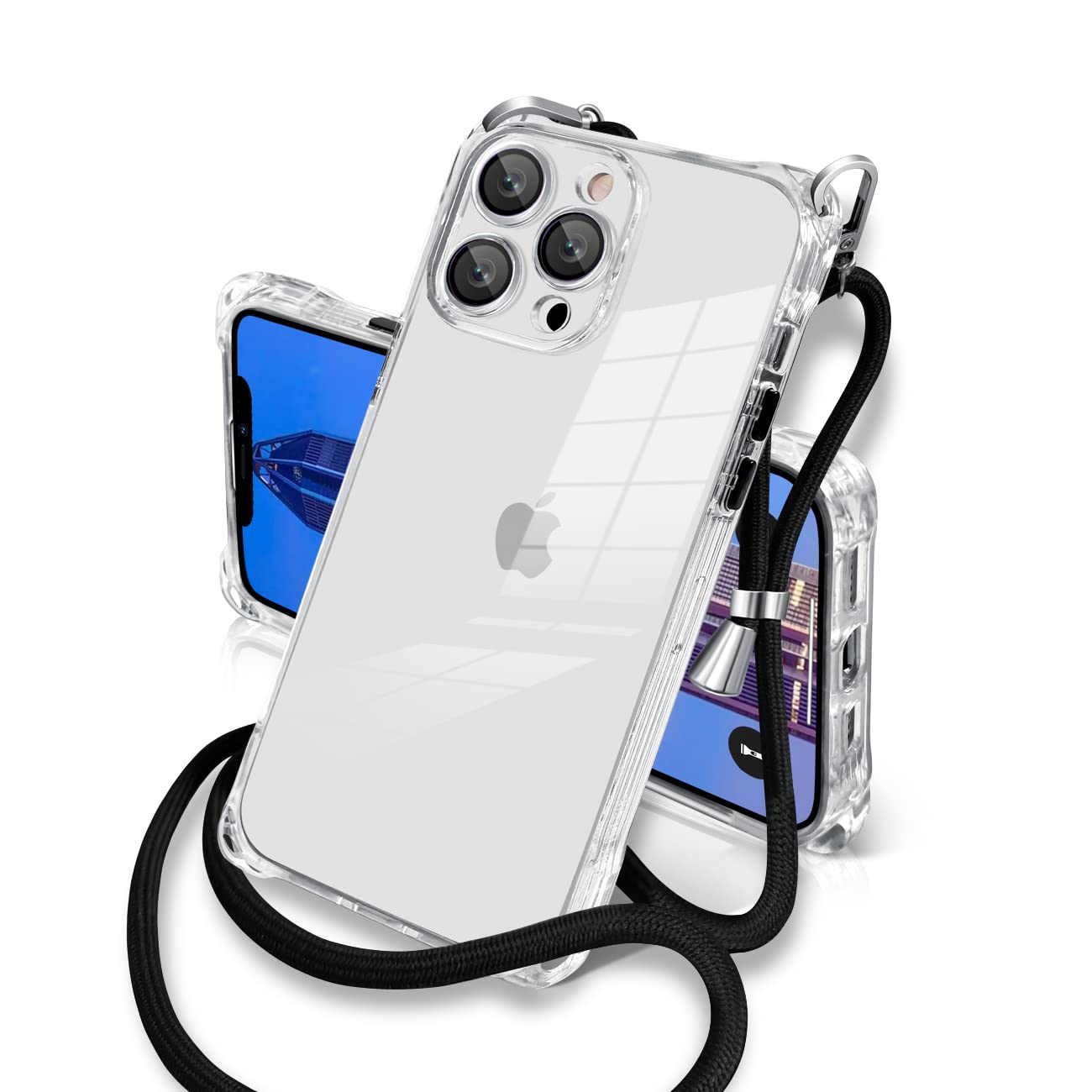Amazon.co.jp: iphone 11Pro ケース クリア 斜めがけ ショルダー