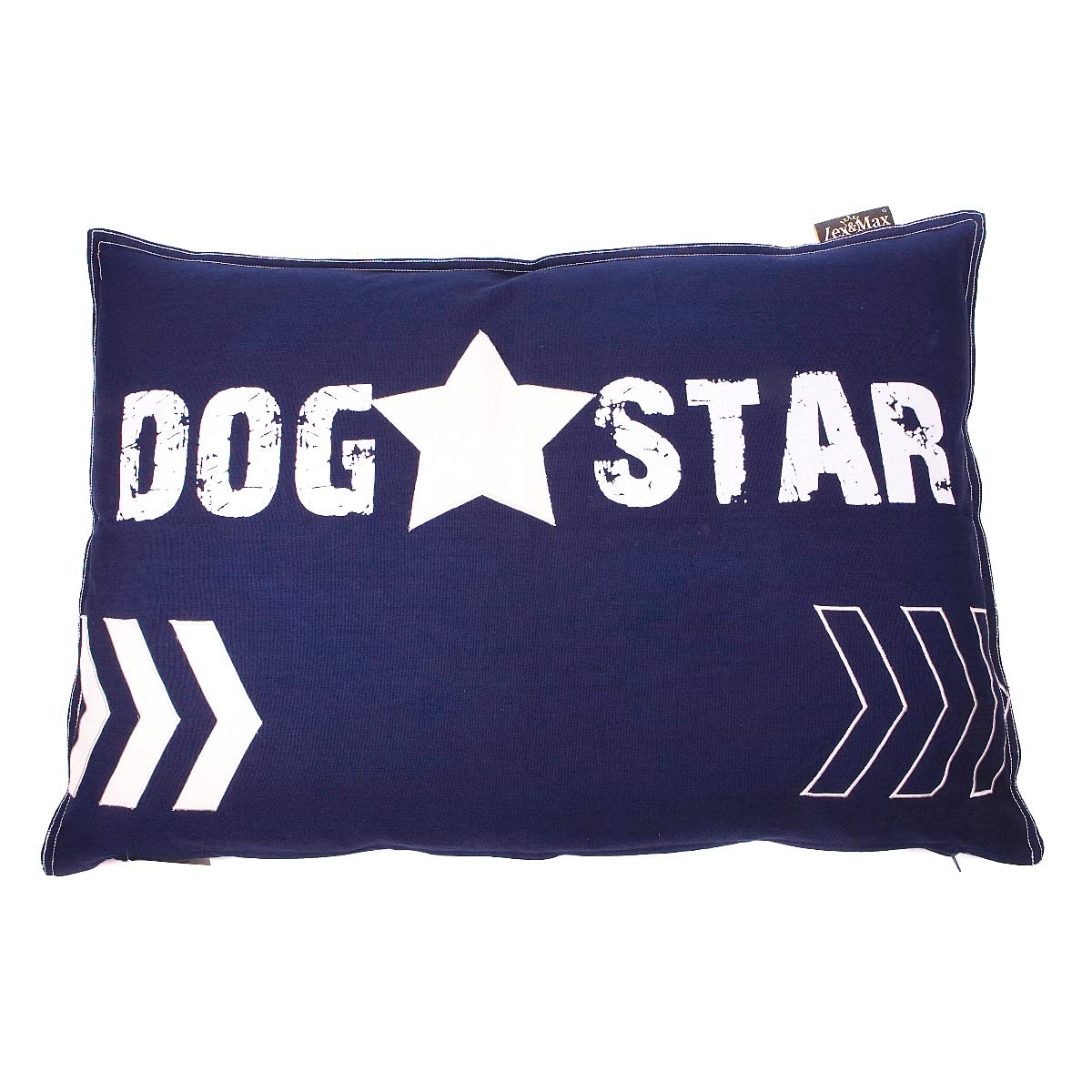 Lex & Max COVER RECT. DOGSTAR 100X70 DARKBLUE