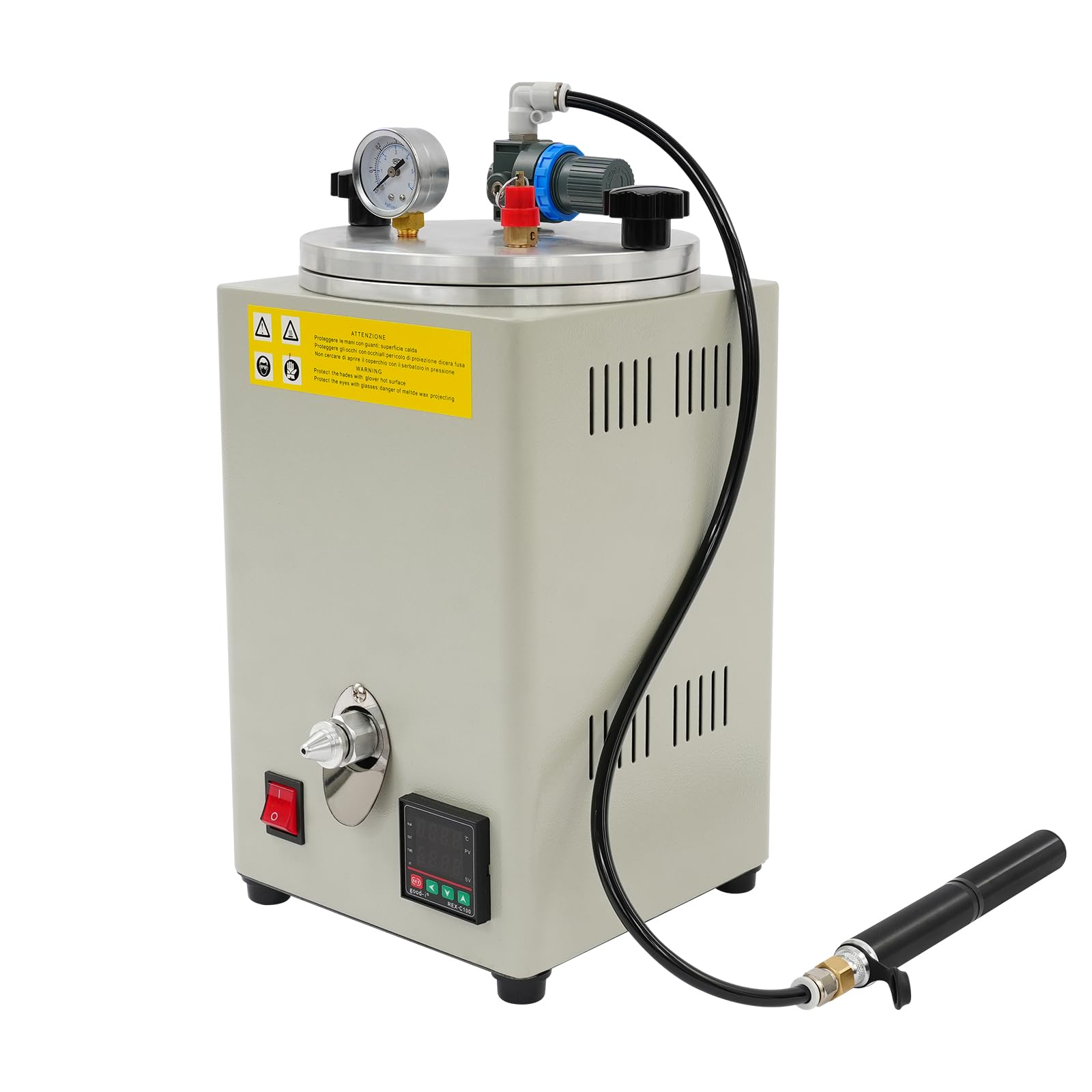 - Wax Casting Machine for Jewellery 350W Digital Temperature Control Wax Injector Melting Mold Making Machine with Temperature Control for Lost Wax Casting, Jewelry Molds, Candle Making & DIY Crafts