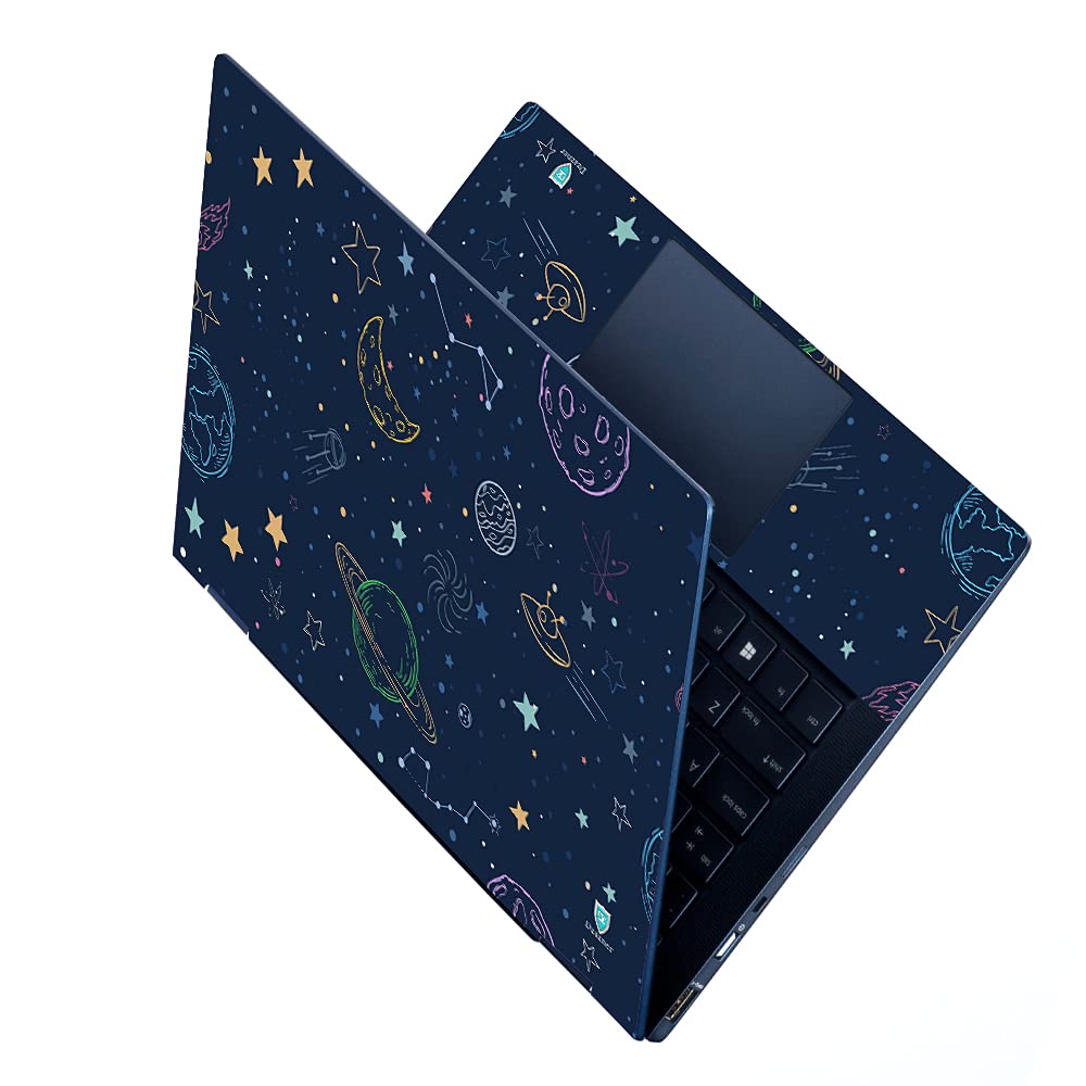 Dzazner No Residue, Bubble Free - Removable HD Quality Printed Space Pattern Full Panel Skins Laptop Vinyl/Sticker/Cover Compatible for Dell-Lenovo-Acer-HP (Upto 15.6 inches) (B09BNJW5T5) Amazon Price History, Amazon Price Tracker