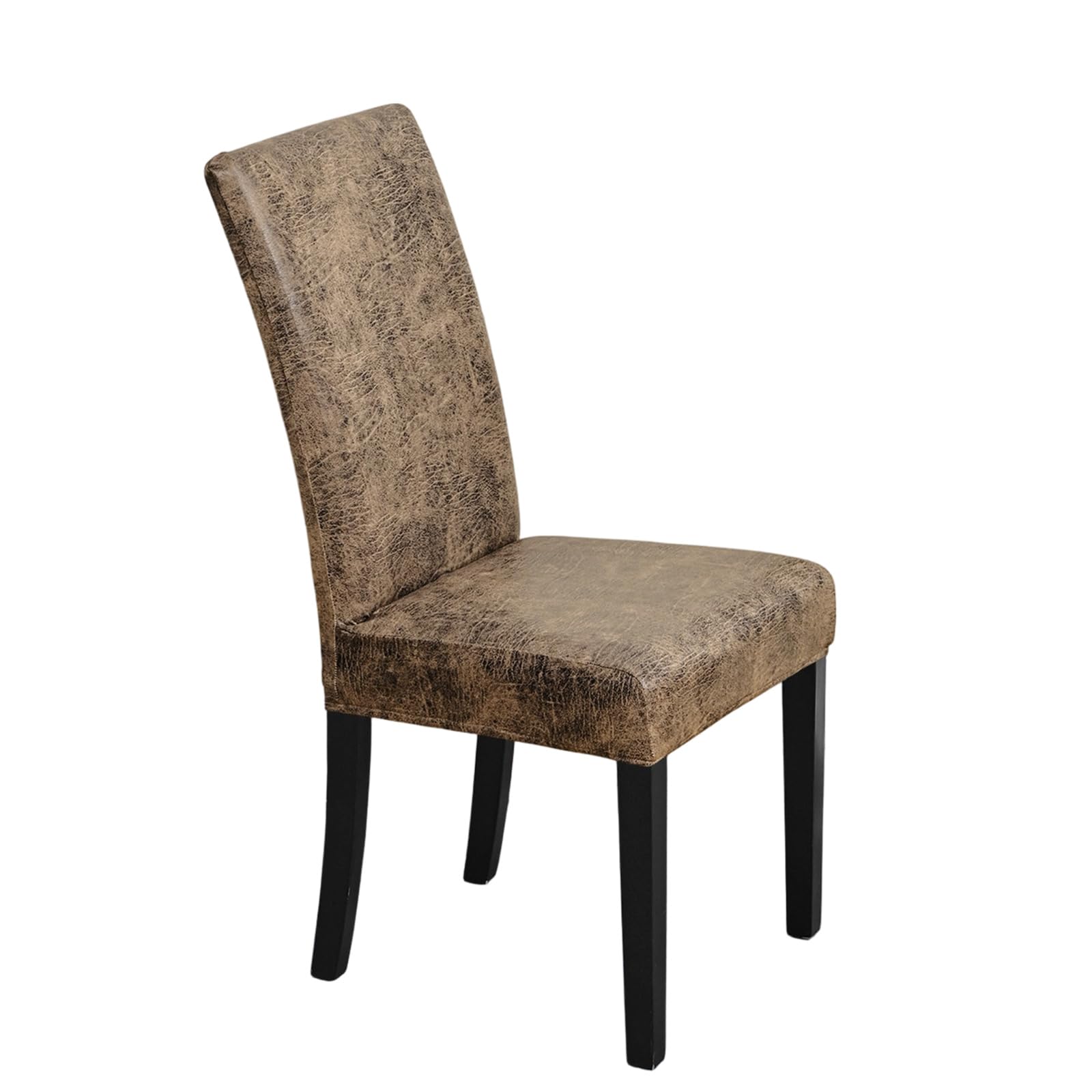 Xjdzineq Resistant Elastic Chair Cover Waterproof Faux PU Machine Washable High Backrest Slipcover Home Commercial Use Stretchable Slipcover