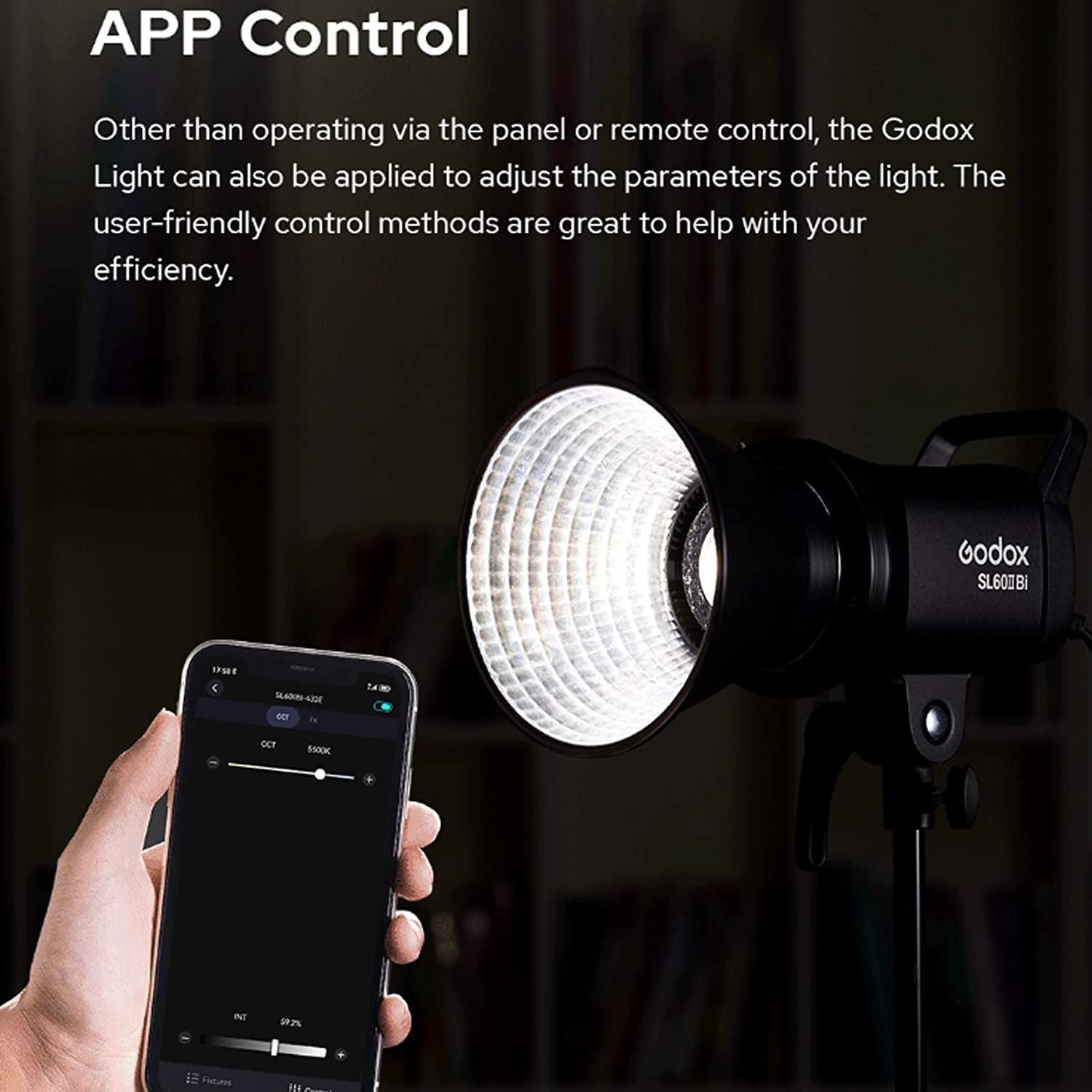 Amazon.com : Godox SL60IIBi SL60II-Bi 75W COB Bi-Color LED Video