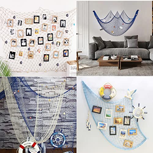 Decorative Fishing Net,Maritime Beach Themes Wall Decoration,Fishing Net Decoration for DIY Photo Hanging Picture Frame Wall Hanging Photo Net for Home Garden Maritime Decoration,Pink 100 x 200 cm - Image 3
