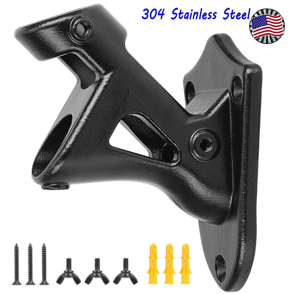 Buy BEMOTA Heavy Duty Stainless Steel Pole Brackets,2 Positions for 1