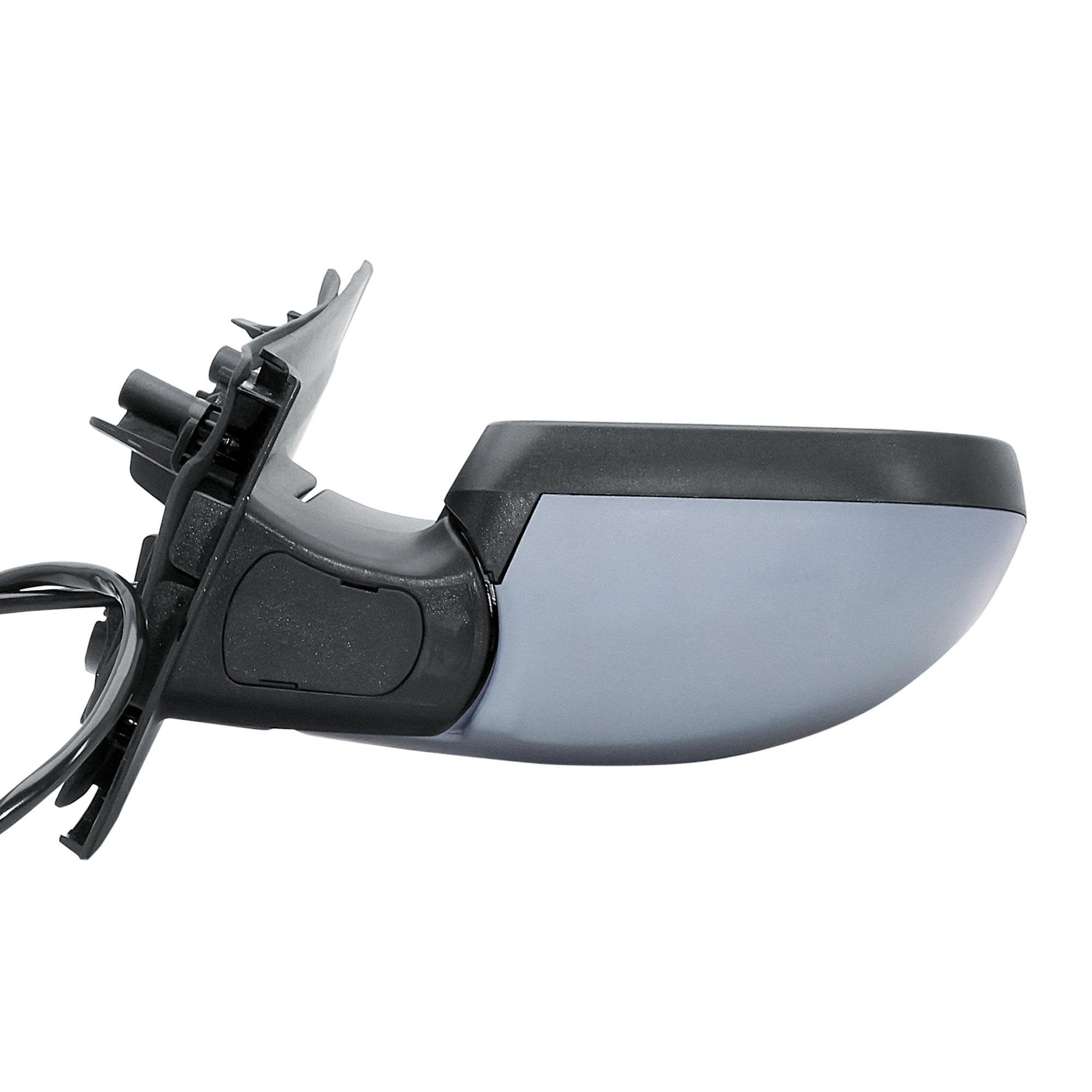 Espejo retrovisor derecho para Citroën Jumpy Peugeot Expert Opel Vivaro 2016-2024 | Cubierta eléctrica calefactada electrónicamente plegable imprimada, lado del pasajero, para Toyota ProAce