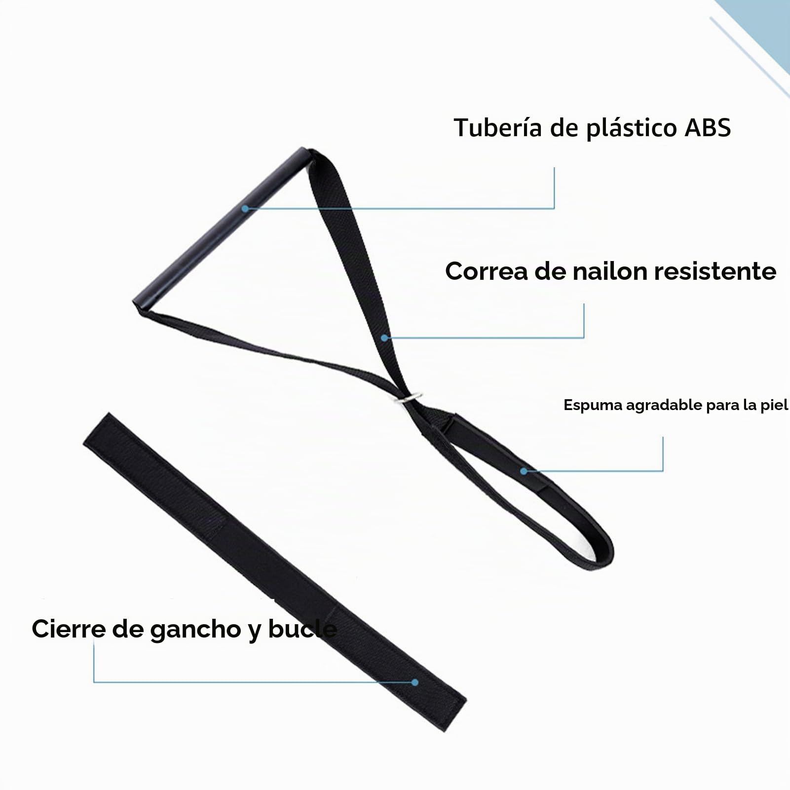 Dispositivo de tracción cervical para el cuello, Cuello Camilla Correa Quiropráctica Descompresión Mango Cómodo Tracción Cervical Dispositivo de tracción con correa para la barbilla