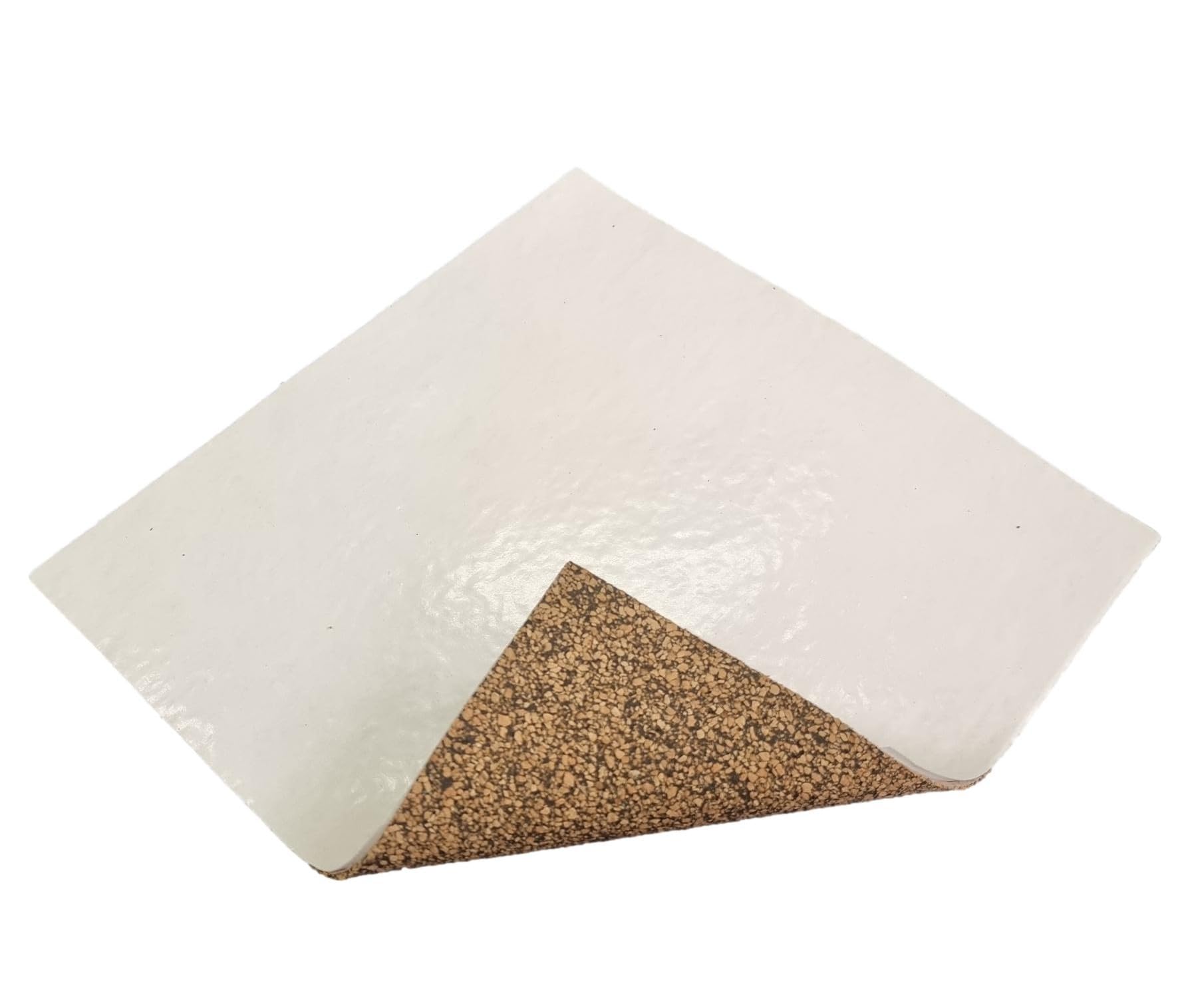 Nitrile Bonded Cork Adhesive Backed Sheet - 3mm Thick - 300mm x 300mm