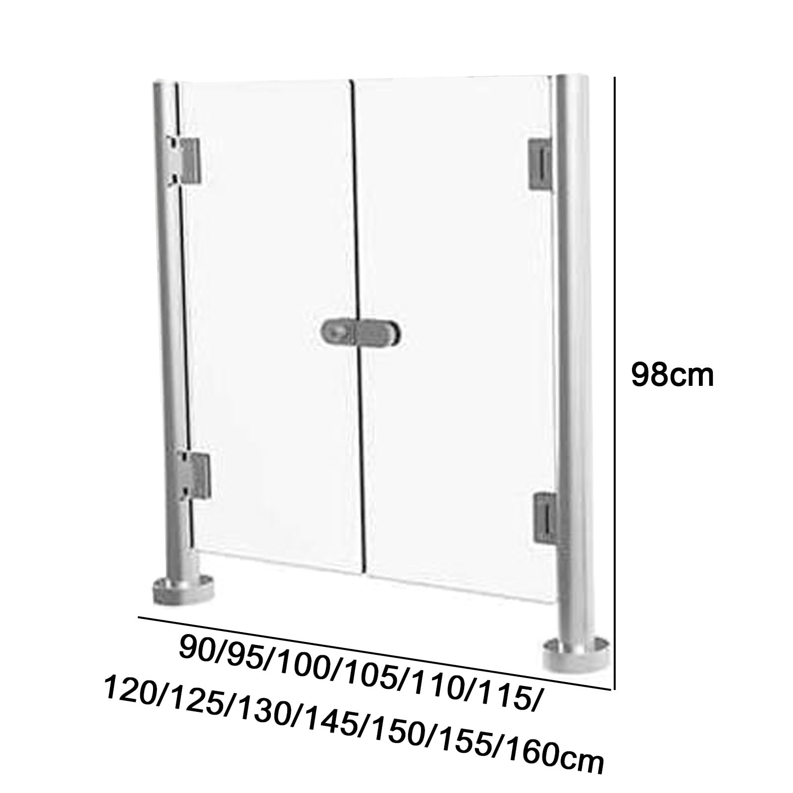 Puerta batiente de seguridad de metal para entradas, oficinas y uso industrial, control de acceso fiable, diseño seguro y duradero