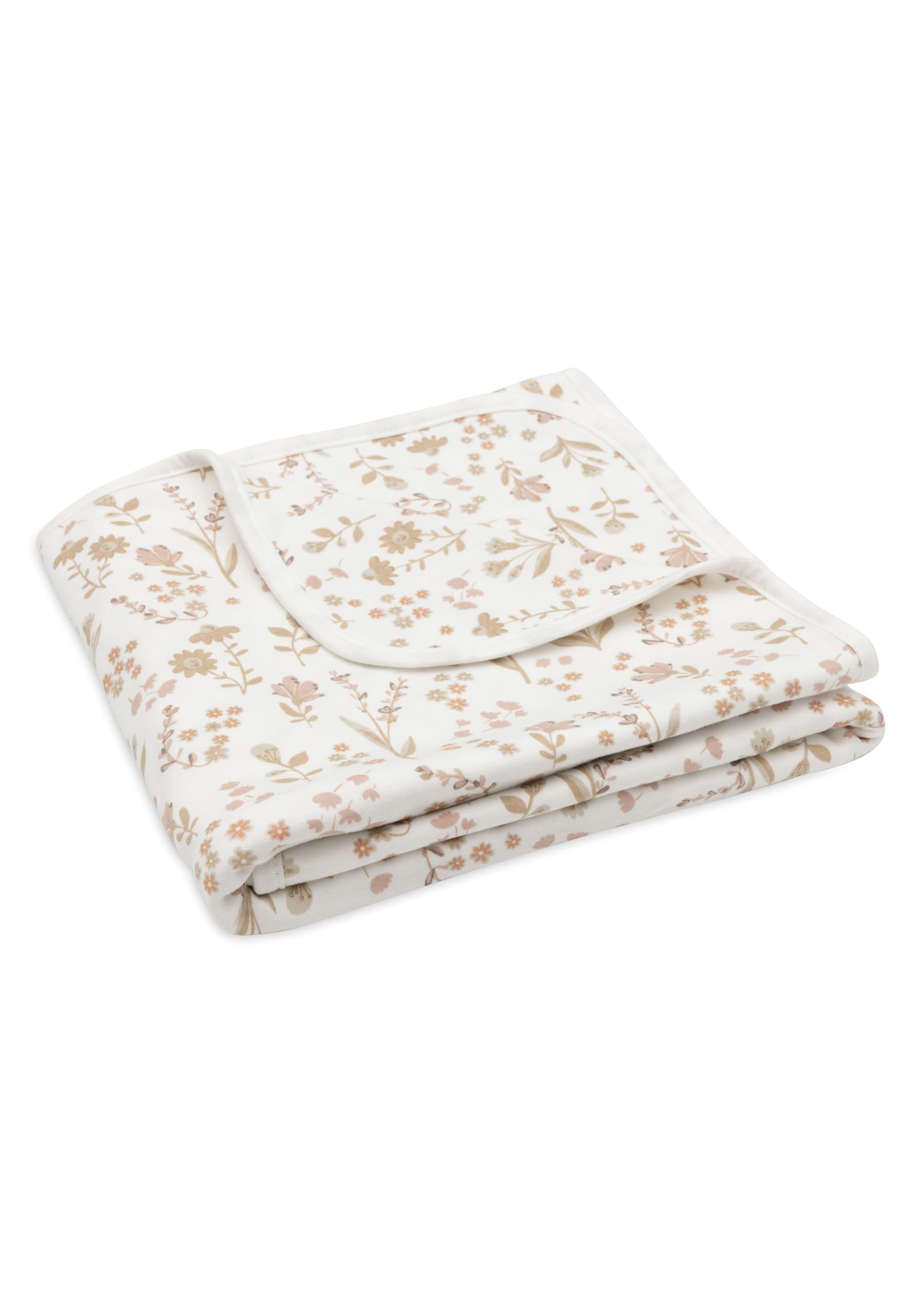 Jollein Bloomy kocyk niemowlęcy z dżerseju – 75 x 100 cm – 100% bawełna – do kołyski dla niemowląt – 1.0 TOG – certyfikat Öko-Tex – miękki dżersej