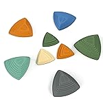 Gentle Monster Stepping Stones for Kids, Set of 6/8/11 PCS for Balance with Non-Slip Bottom - Exercise Coordination and Stability(8PCS Morandi)