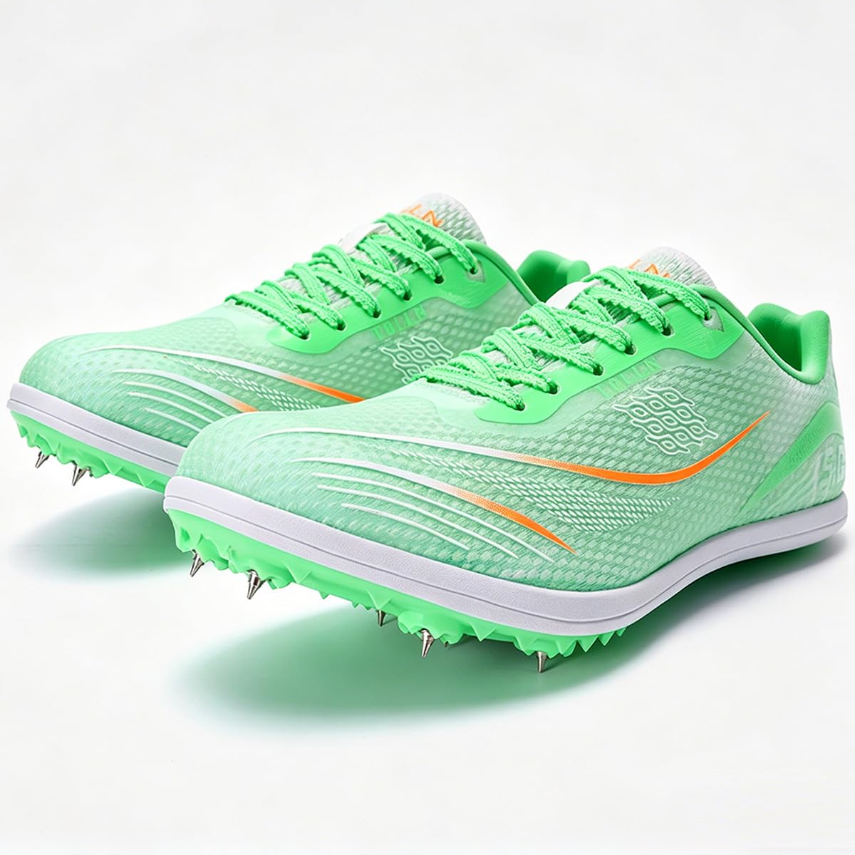 Hombre y Mujer Zapatillas De Atletismo con Clavos Zapatillas de Correr Zapatos De Carreras Y Salto para Sprint Competición Niños Y Niñas