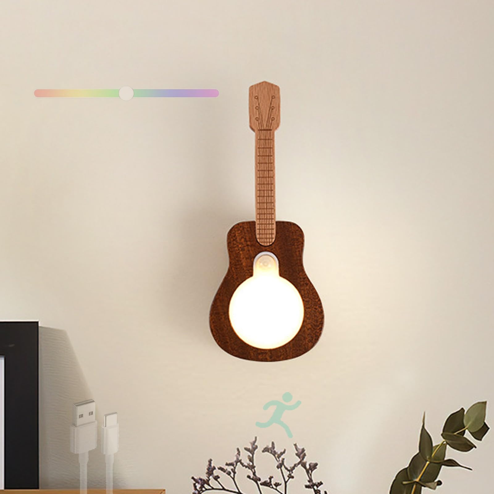 Lámpara LED de pared para pasillo sin cables que soluciona la iluminación en escaleras oscuras 8