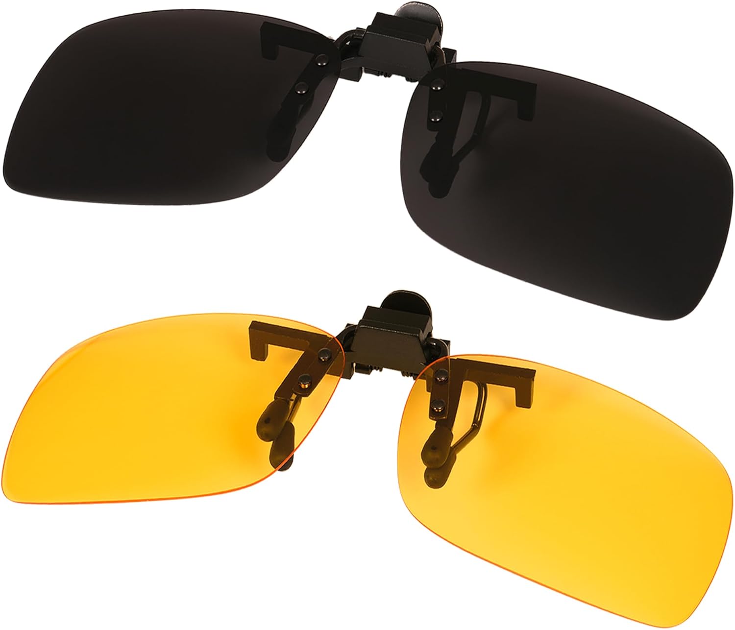 2Pcs Clip-On Sunglasses Polarized...