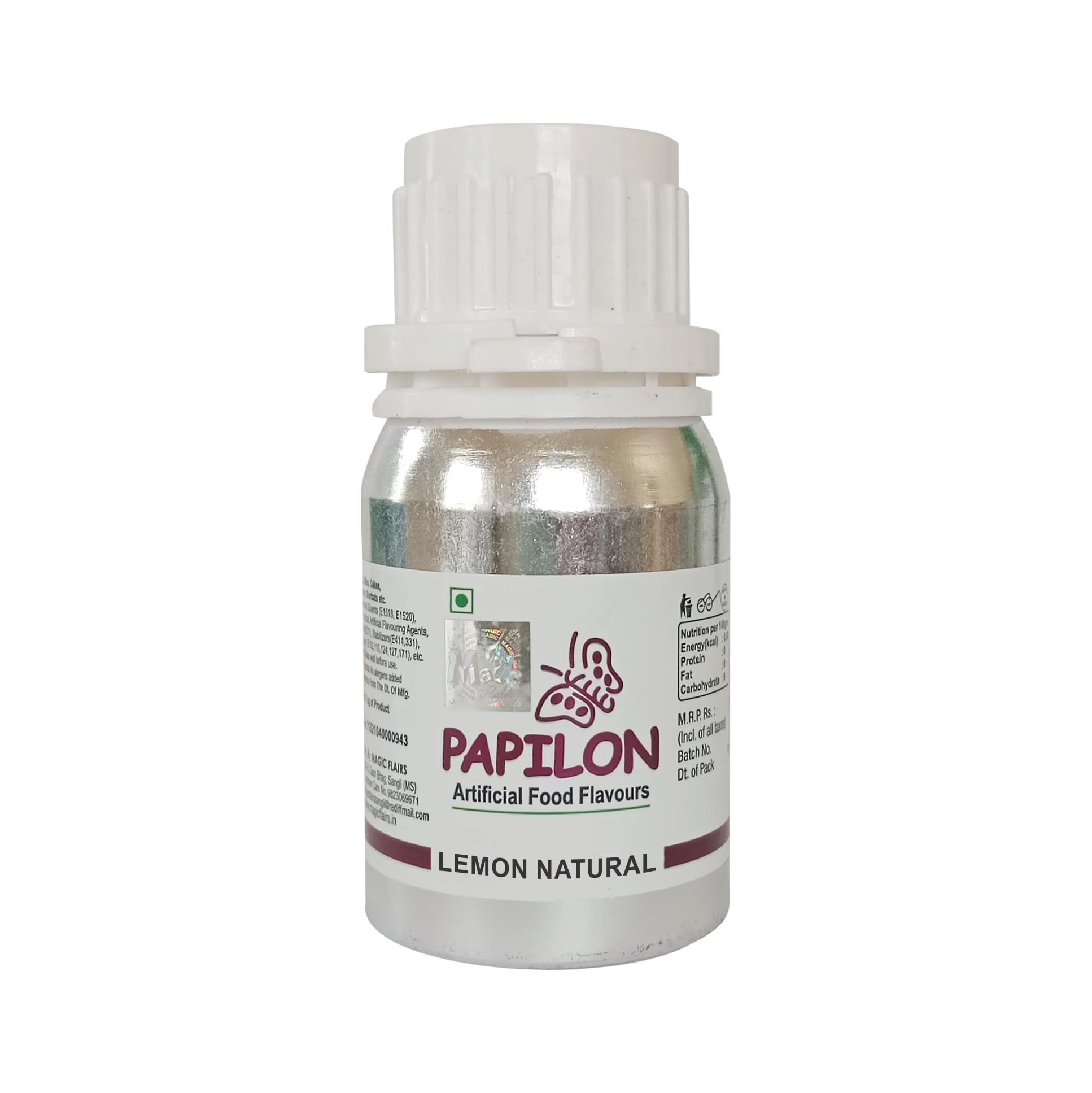 Concentrated Food Flavour Lemon Natural 50ml – For Sharbat, Sweet Confectionery, Syrup Candy.